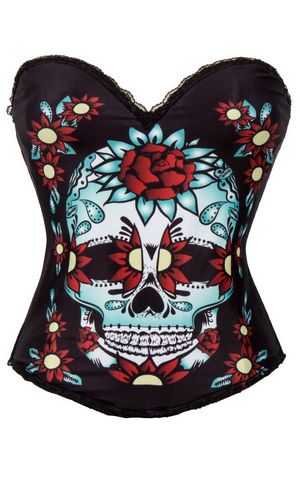 Sugar Skull Corset T...