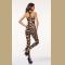 Ladies Sexy print Animal Army Tight Fit Bodysuit Catsuit Jumpsuit clubwear cosplay fancy dress 