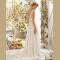 slim wedding dress