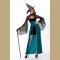 Teal Storybook Vintage Witch Costume
