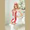 Red Robe Infirmiere Stethoscope Nurse Scintillant T Costume