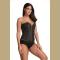 Fashion Womens Brocade Underbust Boned Corset Waist Trainer Shaper