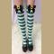 Women's Nylon Striped Tights Stocking