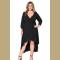 Ruffle Wrap Plus Size Hilow Dress