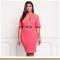 Sexy Off Shoulder Cut Out Chocker Bodycon Women's Plus Size Dress