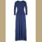 Women Long Knitwear V Neck Plus Size Bridesmaid Dress with Long Sleeve 