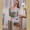 Women's Long Thermal Underwear Fleece Lined Winter Base Layering Set