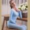 Women's Long Thermal Underwear Fleece Lined Winter Base Layering Set