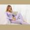 Ladies Lace Thermal Underwear Sets Long Sleeve Trousers Winter Solid Color Thin Section Underwear