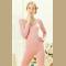 Lace Thermal Underwear V Neck Warm Embroidery Set Top And Bottom for Women