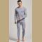 Autumn Winter 2 Pcs Men's Long Sleeve Casual Cotton Men Hot Underwear 3 Colors