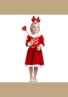 Santa Clause Christmas Fancy Dress Outfit Red 