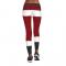 Women's Funny Stripe Printed Pattern Christmas Leggings Ankle Length