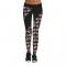 Women's Digital Polka Dot Print Christmas Active Workout Leggings Pants