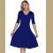 Women's Vintage 1950s Cape Collar Swing Midi Cocktail Party Dresses