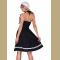 Women's 1950s Halter Vintage Rockabilly Dress Pinup Retro Sailor  Costume