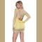 Elegant Sexy Backless Lace Bodycon Dress  for Women Prom Cocktail Lace dress Yellow