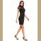 Sexy Women Bandage Dress Hollow Out Turtleneck Elegant Summer Dress