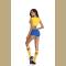 2018 World Cup Cheerleader Uniform Football Baby Games Costumes Women Party Outfit Fancy Dress Sports Competition Clothi