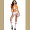 Cosplay Sexy Uniform Soccer Player Cheerleader World Cup Football Girl party dress High School Musical fancy Dress