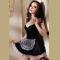 french women apron maid costume maid lingerie uniform dress