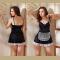 french women apron maid costume maid lingerie uniform dress