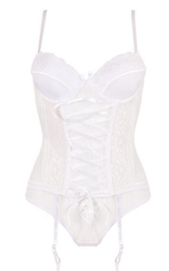 Lace Mesh Bustiers W...