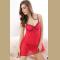 black Shoulder straps sexy babydoll dress for women