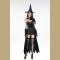 Sexy black wicked kitten witch costume