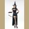 Sexy black wicked kitten witch costume