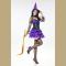 Women's Adult Purple Witch Halloween Costume