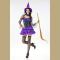 Women's Adult Purple Witch Halloween Costume