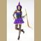 Women's Adult Purple Witch Halloween Costume