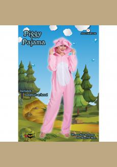 Adult Kigurumi Pajamas Onesie Cosplay Costume Animal Sleepwear pink animal pajama