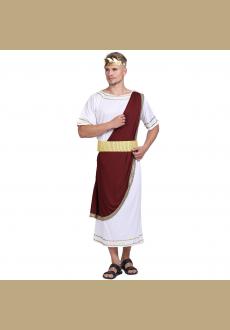 Ancient Greek Men Roman Toga Caesar Party Fancy Dress Costume