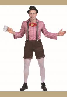 Men Oktoberfest Costume Adult Lederhosen Outfit Beer Festival Costume For Men Carnival Bavarian German Beer Costume Fanc