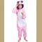 Animal Pajamas Pink Cute Bear One Piece Sleepwear Cosplay Costume