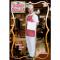 Men red stripe apron Retro Diner Dude Costume