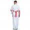 Men red stripe apron Retro Diner Dude Costume