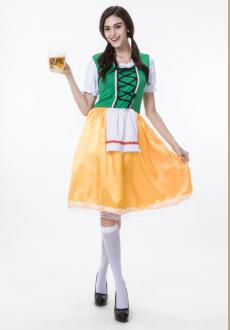 Bavarian Oktoberfest Beerfest Maid Waiter Costume German Beer Wench Girl Costumes Halloween Fantasia Adulto Cosplay Dres