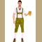 Mr. Oktoberfest costume Green Bavarian Print German Oktoberfest Men Costume