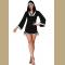 Sequins Dance Dress Sexy Nun Costume Adult Women Cosplay Dress With Black Hood For Halloween Costume Sister Cosplay Part