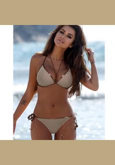 Sexy Swimsuit Women Push Up Bikinis Halter Bandage Swimwear Female Plus Size Bikini Set Low Waist Bathing Suit Swimming 