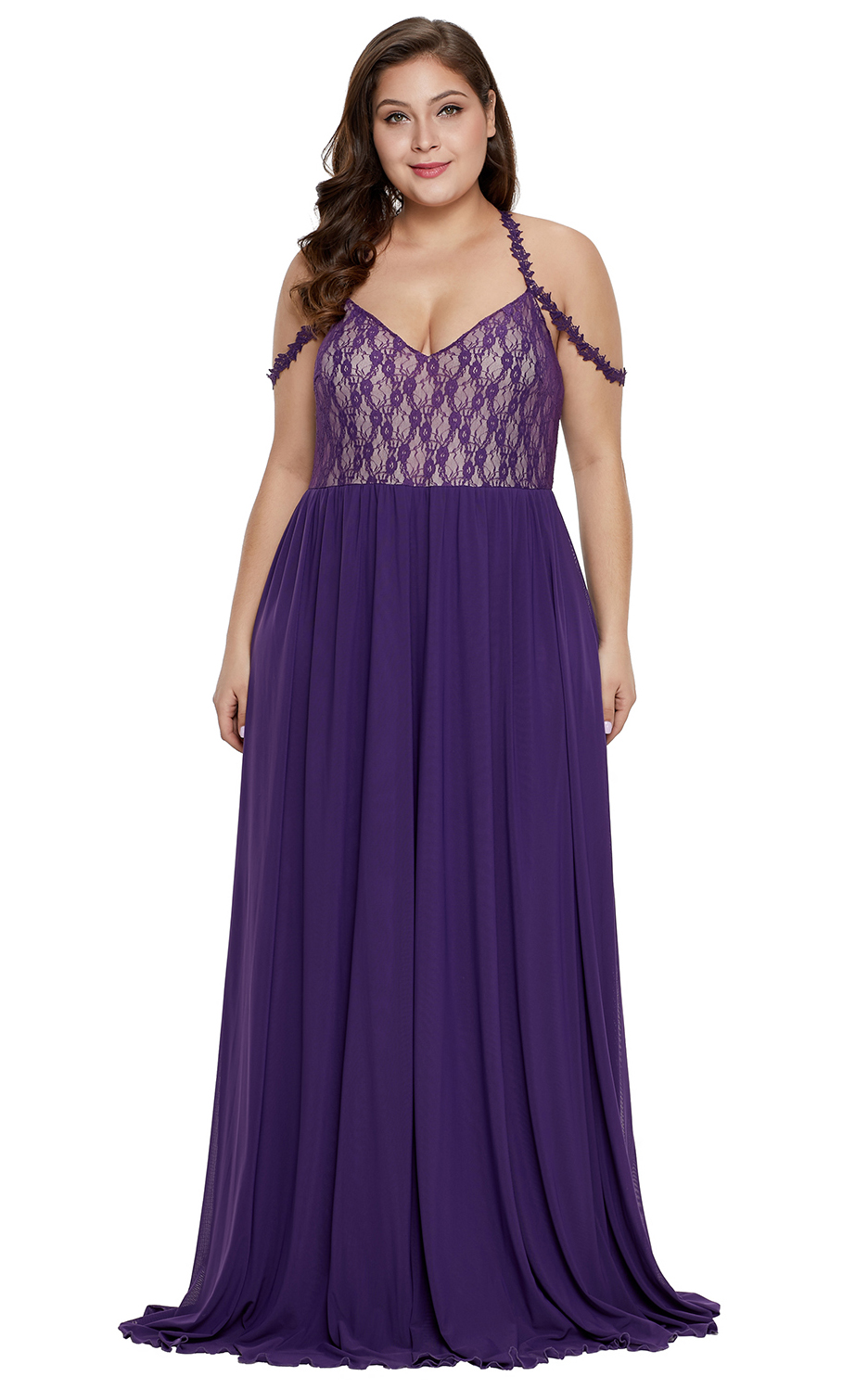 Purple Lace Bodice H...