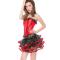 Women Sexy Burlesque Corset with Mini Skirt Sleeveless Lace Bodycon Fancy Dresses Party Clothes Costume