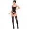 Women's Bustier Corset Sexy Girdle Lingerie Waist Cincher with Garter Belt