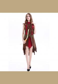 Halloween Costumes for Women  Adult Party Cosplay Warrior Costume Dress 