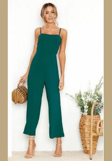 2019 Newest Women Casual Loose Camisole Sleeveless Solid Spring Jumpsuits