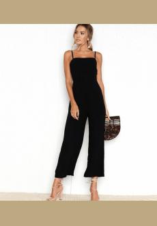 2019 Newest Women Casual Loose Camisole Sleeveless Solid Spring Jumpsuits