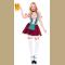 Womens Red Beer Maiden Dress Costume